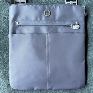 BG by baggallini Dual Zipper RFID-Blocking Crossbody Handbag